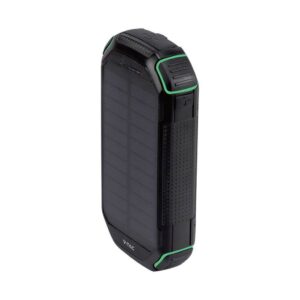 V-TAC Power Bank 30.000 mAh con Pannello Solare e Ricarica Wireless Colore Nero