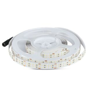 V-TAC Strip LED SMD2216 30W/m 5m 360 LED/m con Connettore Jack 2.1 da 24V CRI>95 4000K IP20 14mm