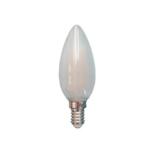 V-TAC VT-1936 Lampadina LED E14 4W Candela frost filamento - Bianco freddo 6000K - SKU 4476