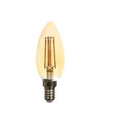 V-TAC VT-1955 Lampadina LED E14 4W Candela filamento - Ambrata - SKU 7113