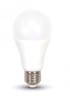 V-TAC VT-2016 Lampadina LED E27 9W Bulb A60 con sensore crepuscolare - 4000K Bianco naturale - SKU 4460