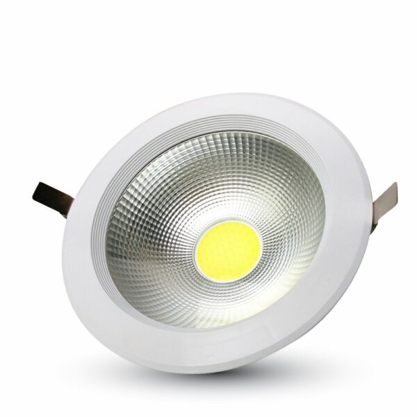 V-TAC VT-26301 Faretto LED da incasso rotorndo 30W COB - Bianco caldo 3000K - SKU 1276