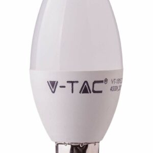 V-TAC VT-266 Lampadina LED E14 5.5W Candela Chip Samsung - Bianco caldo 3000K - SKU 171