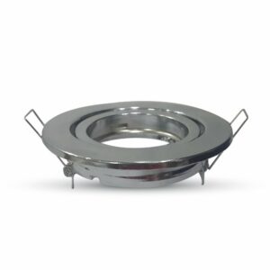 V-TAC VT-7227 Portafaretto orientabile rotondo da incasso per lampadine GU10 e GU5.3 - SKU 3471