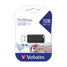 VERBATIM PENDRIVE PINSTRIPE 128 GB USB 2.0 49071