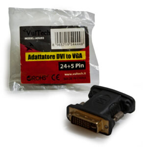 VULTECH ADATTATORE VGA TO DVI-I (24 + 5) ADU93