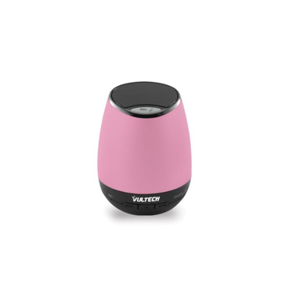 VULTECH CASSA BLUETOOTH CON USB MICRO SD E FUNZIONE VIVAVOCE V. 3,0 ROSA SP-300BT P