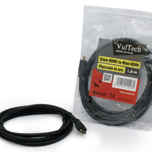 VULTECH CAVO DA MINI HDMI A HDMI 1,8 MT V1,3 SC10140