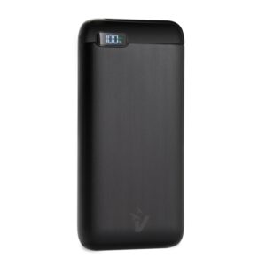 VULTECH POWER BANK VPB-P20BK 20000 mAh CON SCHERMO LCD QUICK CHARGE 3.0 NERO PD20W