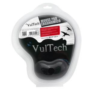 VULTECH TAPPETINO ERGONOMICO PER MOUSE NERO MP-02N