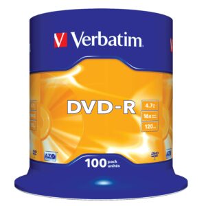 Verbatim Dvd-R Azo 4.7Gb 16X Matt Silver Surface (100 Pack)