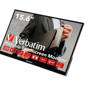 Verbatim Monitor Portatile Pmt-15 Portable Touchscreen Monitor 15.6 Full Hd 1080P Metal Housing