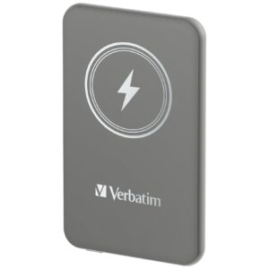 Verbatim Power Bank 5000 Chargengo Magnetica Wireless,Grigia