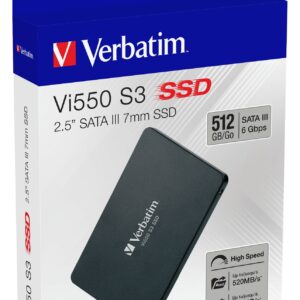 Verbatim Ssd Vi550 512Gb 2,5 Sata3 560/535 Mb/S