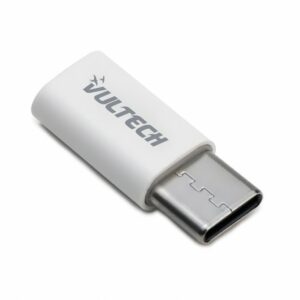 Vultech Adattatore Micro Usb 2.0 To Type C-Plastica-Bianco