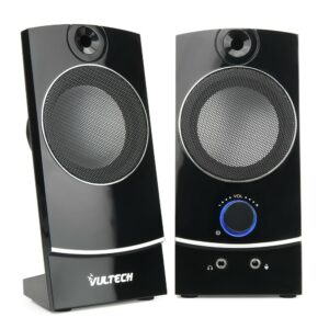 Vultech Casse Acustiche Sp-330  2.0 Autoalimentate Usb 2.0 3W Rms, Nere