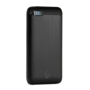 Vultech Power Bank  Con Schermo Lcd 20000 Mah Usb E Type C Quickcharge 3.0 Pd20W Nero