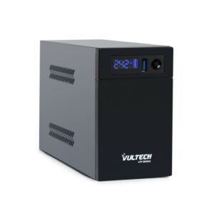 Vultech Ups 750Va Lfp Line Interactive Con Schermo Led - Batteria Litio Ferro Fosfato Lifepo4