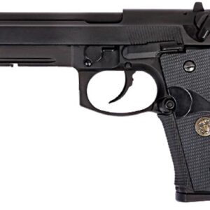 WE PISTOLA SOFTAIR BERETTA M9A1 MARINE NERA FULL METAL A GREEN GAS SCARRELLANTE W048B