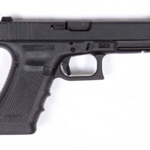 WE PISTOLA SOFTAIR GLOCK 17 4 GEN. GREEN GAS SCARRELLANTE CON CARRELLO IN METALLO NERA W057B