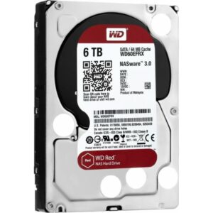 WESTERN DIGITAL HARD DISK 3,5" SATA-III 6TB 256MB RED WD60EFAX