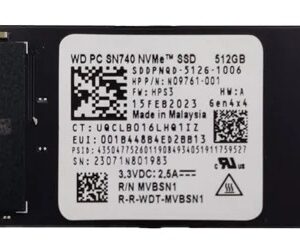 WESTERN DIGITAL SOLID STATE DRIVE SSD 512GB M.2 NVMe PCIe 3.0 SDDPNQD-512G-1006 OEM BULK