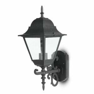 Wall Lamp Large Matt Black Up