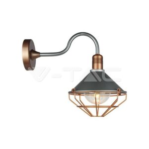 Wall Lamp Matt Rose Gold Down IP65