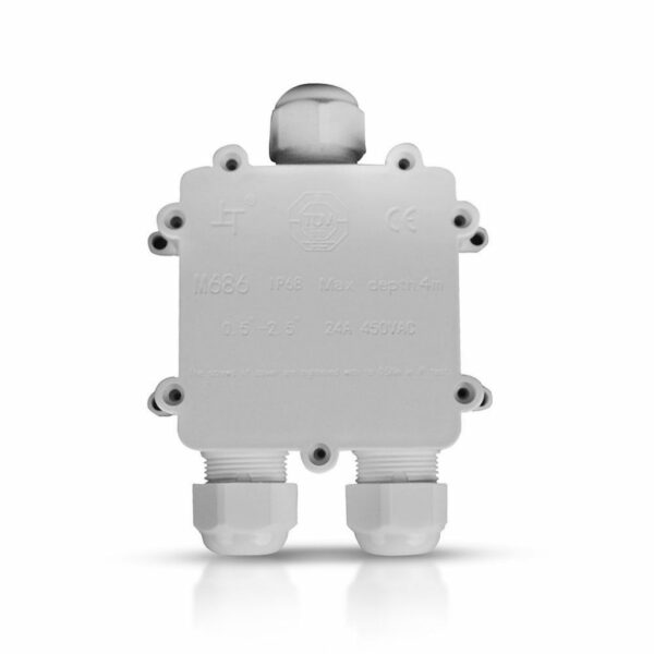 Waterproof White Terminal Block 8 12mm IP68