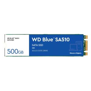 Western Digital Ssd Interno Blue 500Gb 2,5 Sata M.2 2280 Read/Write 560/510 Mbs