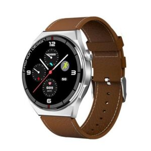 XO J1 Smartwatch Schermo HD 1.28 Bluetooth 5.1 - Chiamate Bluetooth - Impermeabile IP68 - Funzioni: Frequenza Cardiaca, Contapassi, Pressione Sanguigna - Batteria 270Mah - Colore Marrone