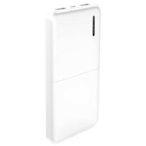 XO Powerbank PB70 - 13000MAH - Ricarica rapida - Indicatore LED - 2 USB - 2A - Colore bianco