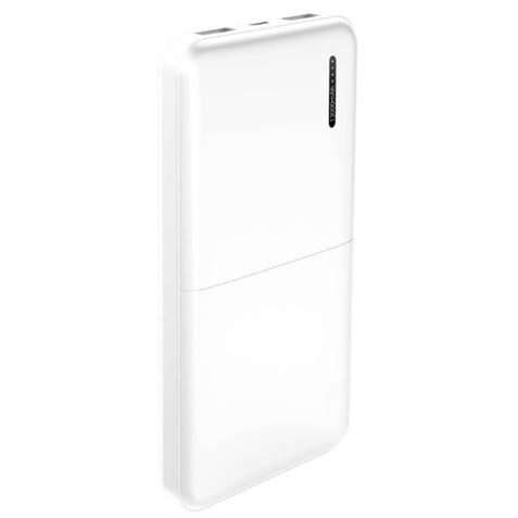 XO Powerbank PB70 - 13000MAH - Ricarica rapida - Indicatore LED - 2 USB - 2A - Colore bianco