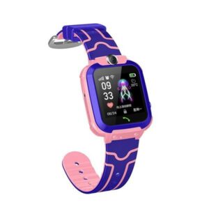 XO Smartwatch per Bambini - Schermo 1.44 - Fotocamera Frontale - Cinturino in Silicone - Carica Magnetica - Colore Rosa/Lilla