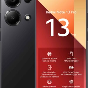 Xiaomi Redmi Note 13 Pro 256Gb 8Gb Black