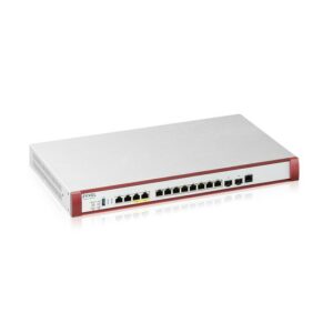 Zyxel Firewall Cons. 25 Utenti, Banda Fino A 3Gb, 8P.Gb Lan/Wan, Descktop, 1Y Sec.Pk