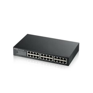 Zyxel Switch Unmanaged 24 Porte Gigabit, Design Senza Ventole, Desktop/Rack