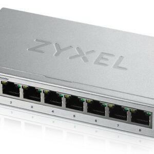 Zyxel Switch Unmanaged Plus 8 Porte Gigabit, Easy Management Per Vlan, Qos, Design Senza Ventole, Desktop