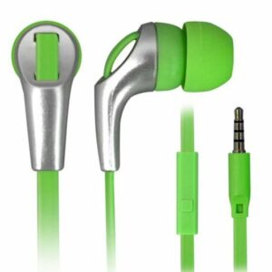 AURICOLARI + MICROFONO 3,5MM TECHMADE TM-IP002-GR GREEN