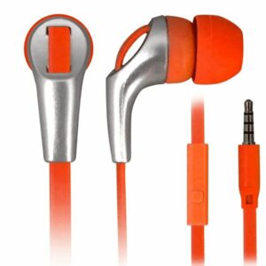 AURICOLARI + MICROFONO 3,5MM TECHMADE TM-IP002-OR ORANGE