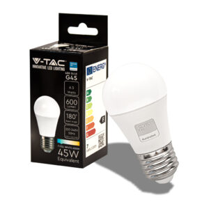 LED Bulb Samsung Chip 6.5W E27 G45 Plastic 6500K