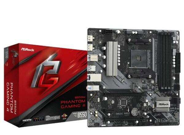 MAINBOARD SLGA 1200 ASROCK B550M PHANTOM GAMING 4 90-MXBE90-A0UAYZ