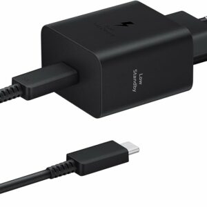 CARICABATTERIA DA RETE SAMSUNG SUPER FAST CHARGING 45W USB-C EP-T4511XBEGEU + CAVO TYPE-C BLACK