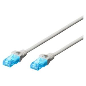 EWENT CAVO DI RETE U/UTP PATCH CORD 1MT CAT 6 COLOR GRIGIO EW-6U-010 IM1006