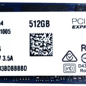 KINGSTON SOLID STATE DRIVE SSD 512 GB PCIe Gen4 M.2 2280 NVME OM8PGP4512Q OEM BULK