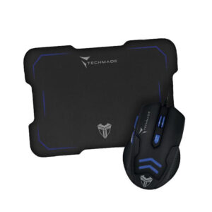 MOUSE + TAPPETINO GAMING TECHMADE TM-M016-BL