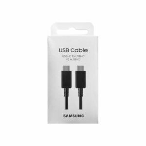 CAVO DATI/CARICA PER SMARTPHONE TYPE-C / TYPE-C SAMSUNG 3A 1,8M EP-DX310JBEGEU BLACK