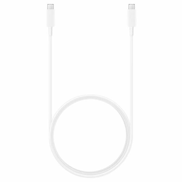 CAVO DATI/CARICA PER SMARTPHONE TYPE-C / TYPE-C SAMSUNG 5A 1,8M EP-DX510JWEGEU WHITE