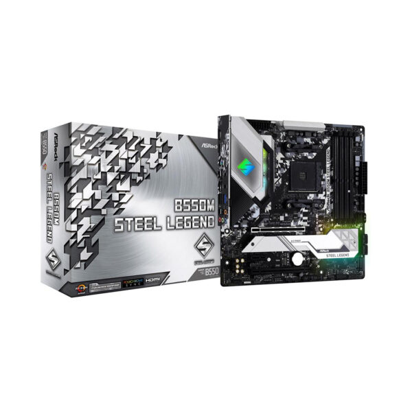 MAINBOARD AM4 ASROCK B550M STEEL LEGEND 90-MXBCU0-A0UAYZ