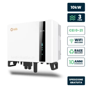 SOLIS 10KW THREE PHASE HYBRID INVERTER-DC - WIFI - CT - 10YRS WARRANTY